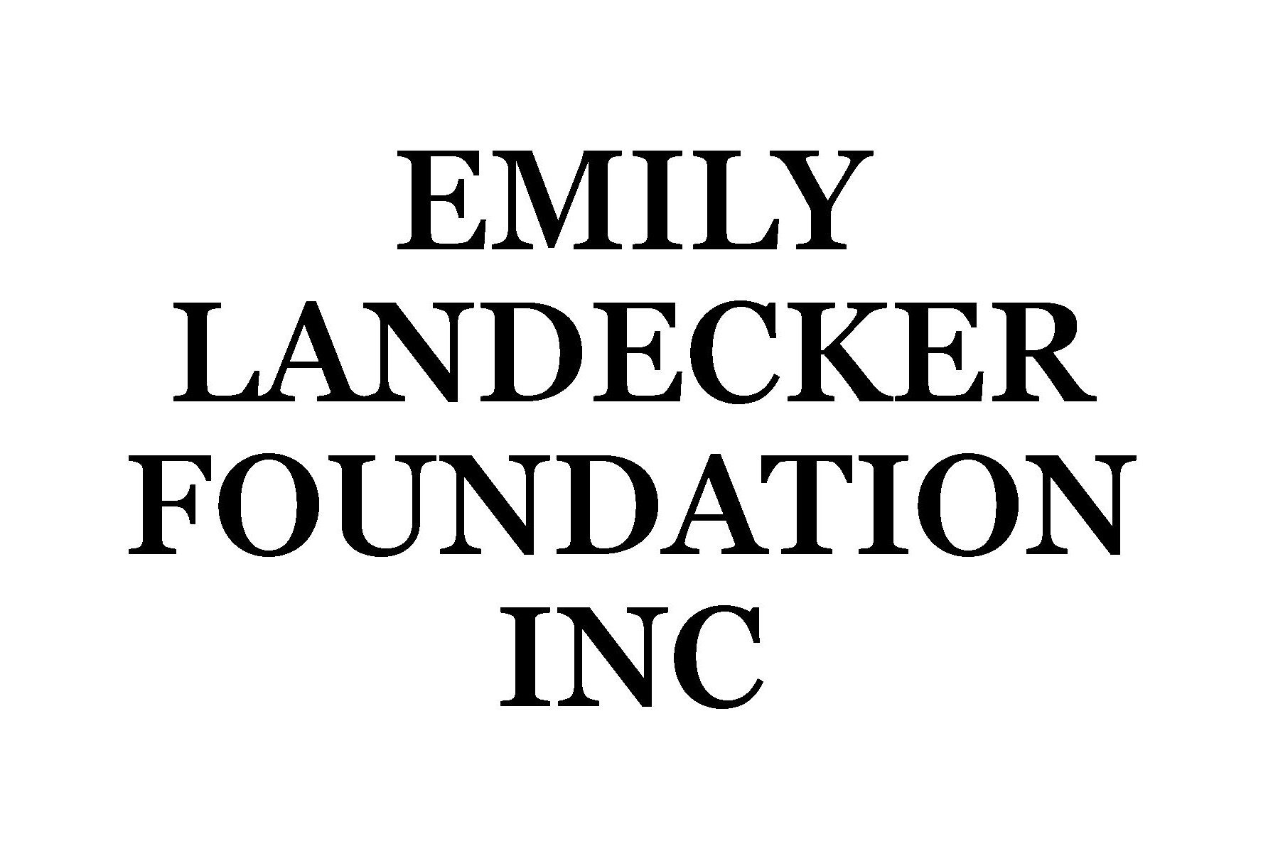 EMILY LANDECKER FOUNDATION INC.
